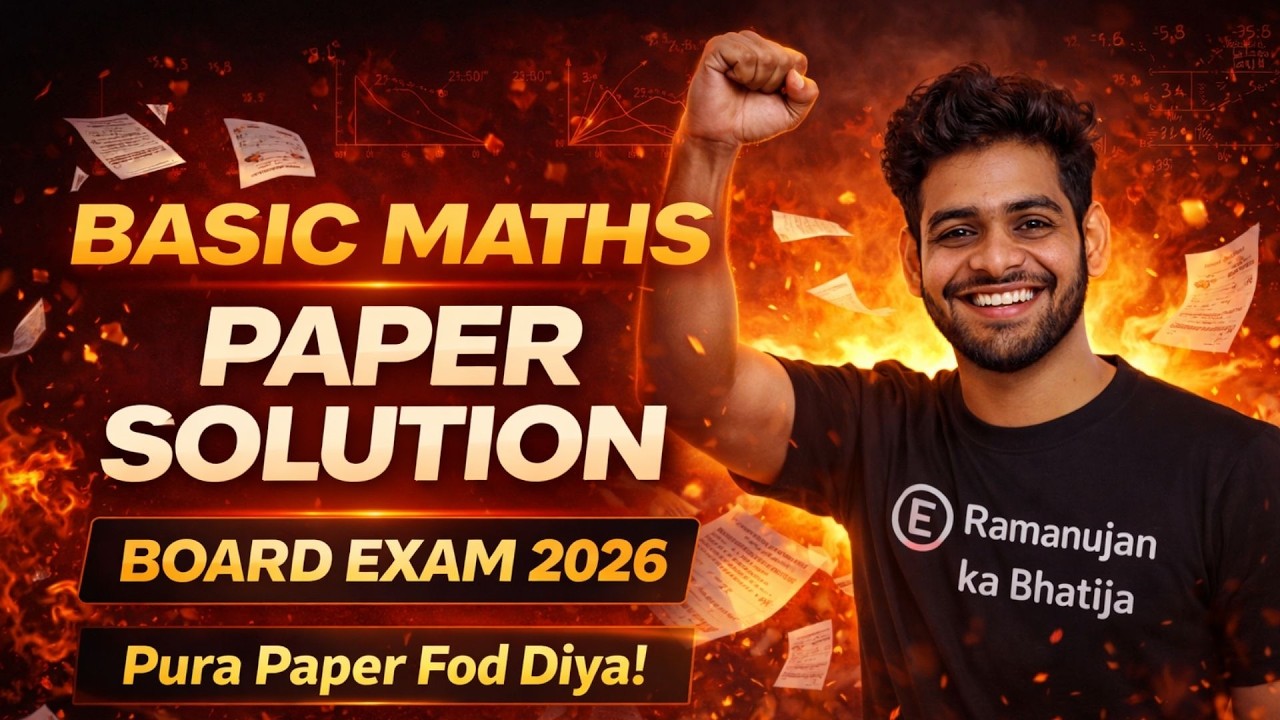 March 2026 Maths Paper Solution | 6 March, 2026 | Class 10 GSEB English Medium🔥 | Edugreed