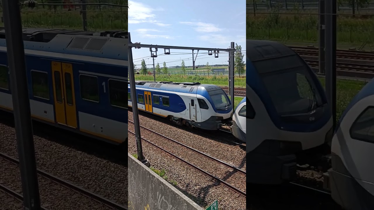 NS flirt at 140km/h near Lage Zwaluwe