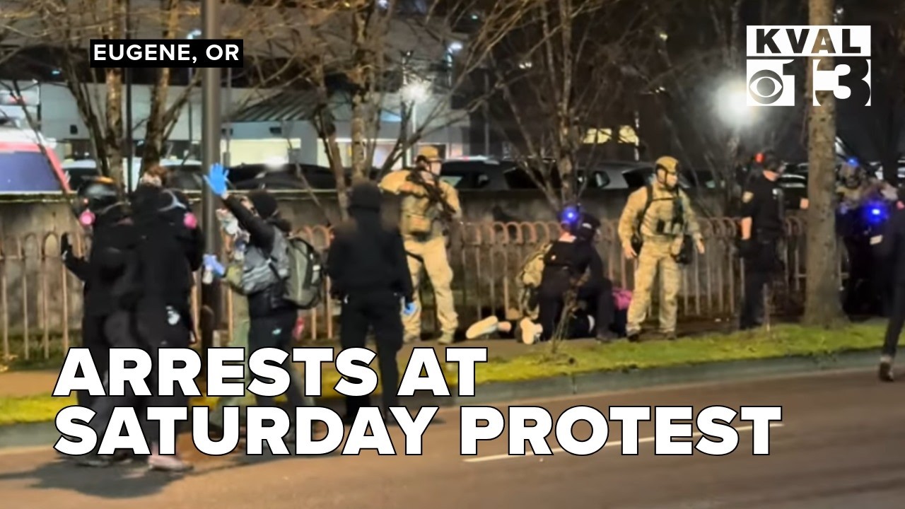 Violent confrontations, arrests at Saturday protest