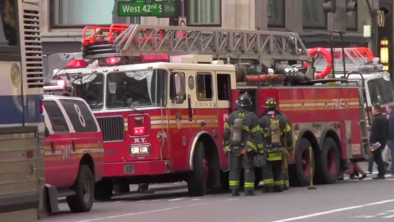 Best of 2013 FDNY responding fire trucks part 1 HD ©