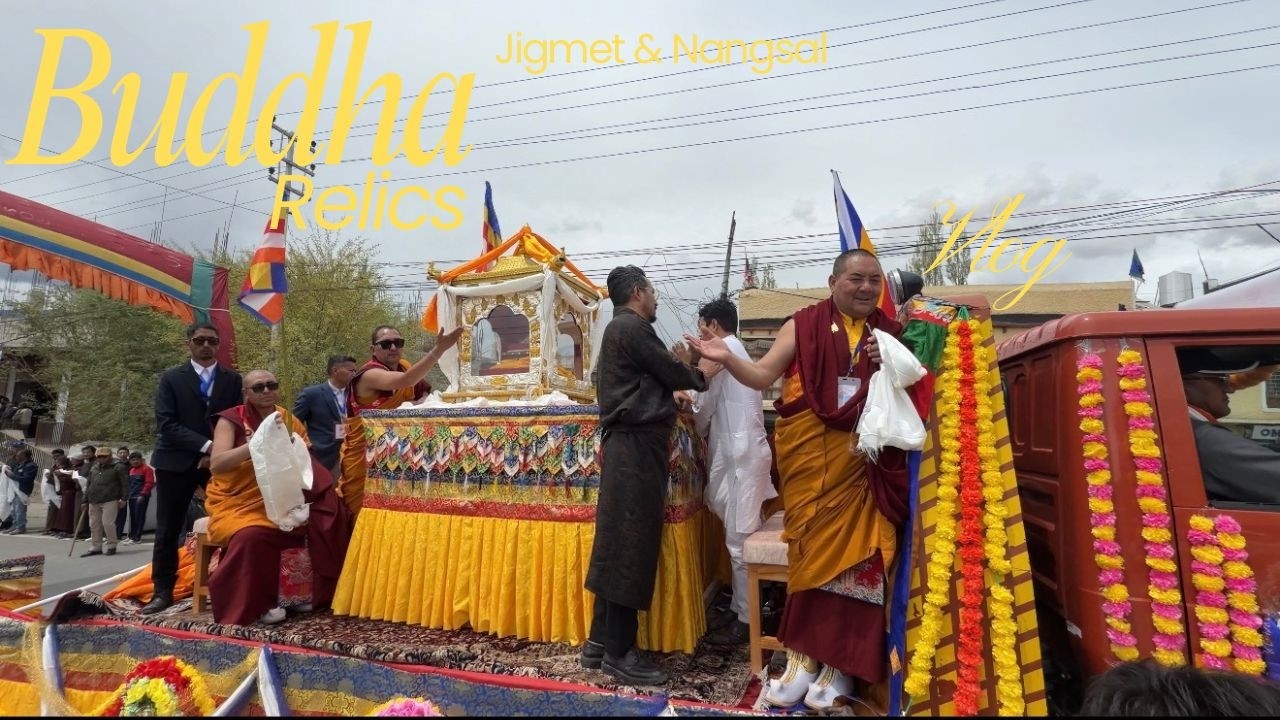 Sacred relics of Buddha in Leh Ladakh 🙏🏻