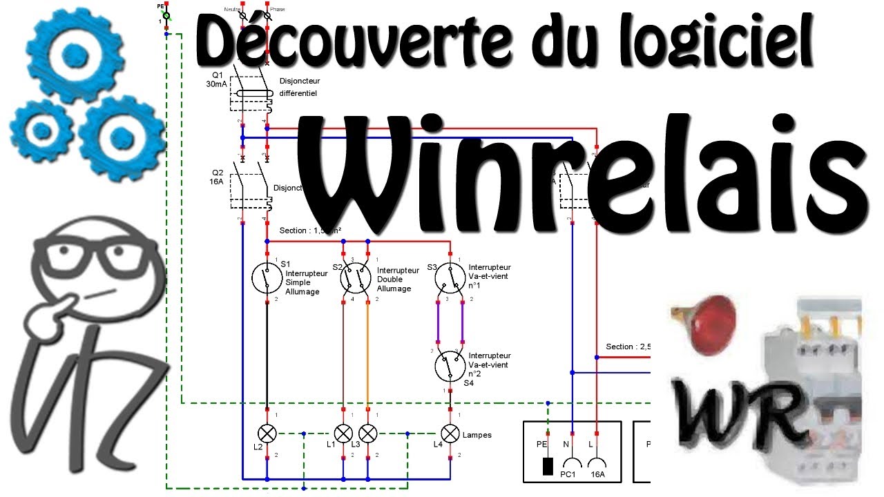 Prise en main de Winrelais premium | Logiciel de saisie de sch&eacute;ma &eacute;lectrique.