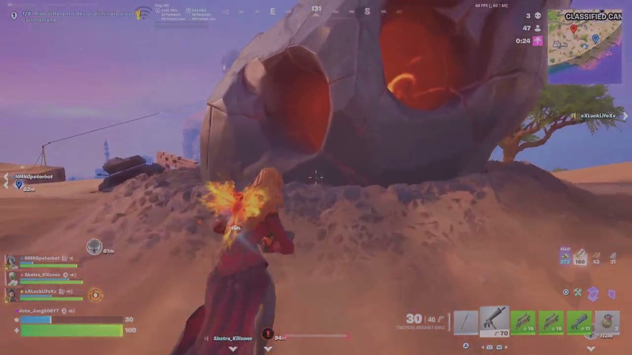 Fortnite Ch7S1 BR Squad - 5th Dub, But Goddamn Struggling