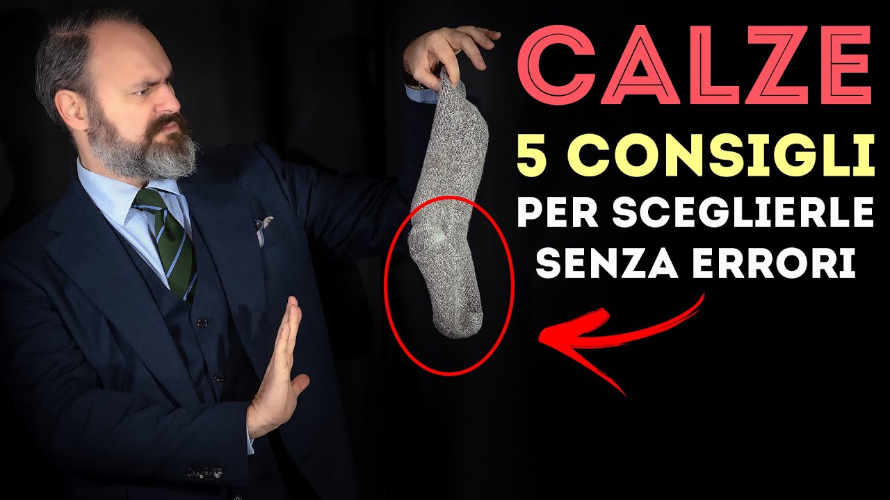CALZE DA UOMO: 5 consigli per sceglierle ed abbinarle senza errori
