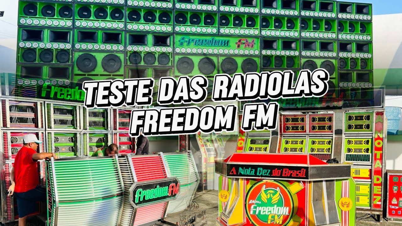 TESTE DAS RADIOLAS FREEDOM FM NO ARENA PHENIX 😍 BACURI MA