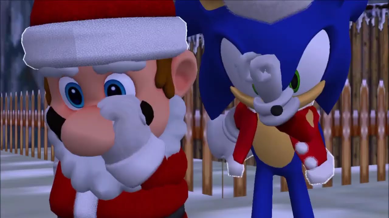 【MMD】 Mario and Sonic's Christmas Dance