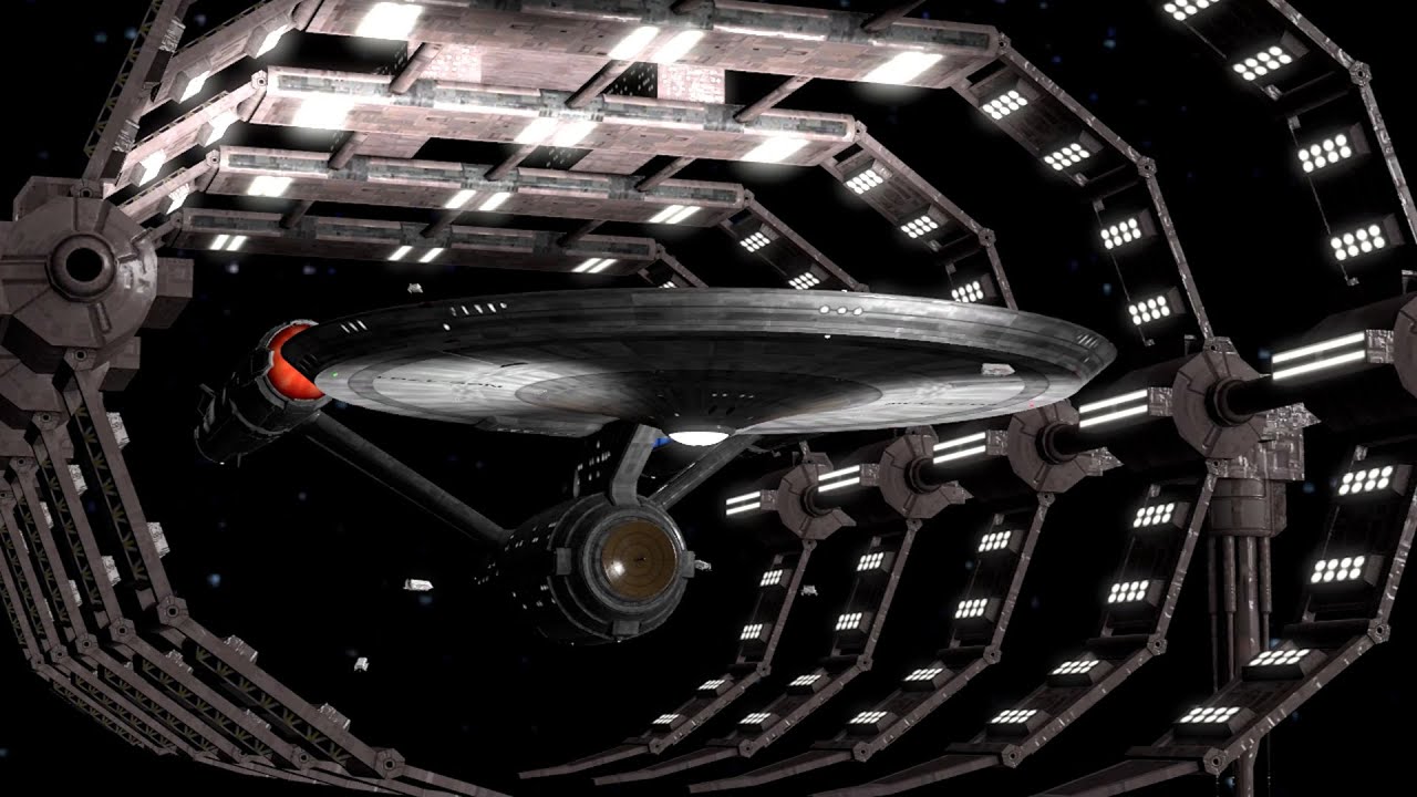 SFM: Enterprise Leaves Space Dock