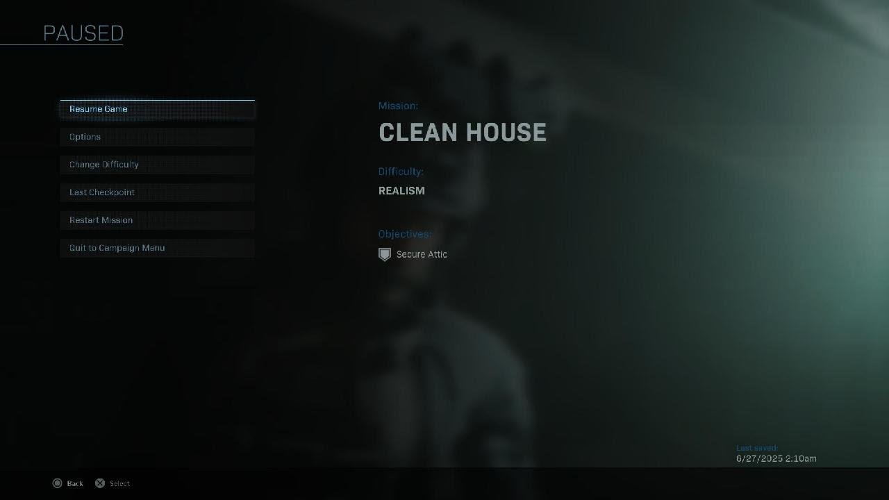 Clear house