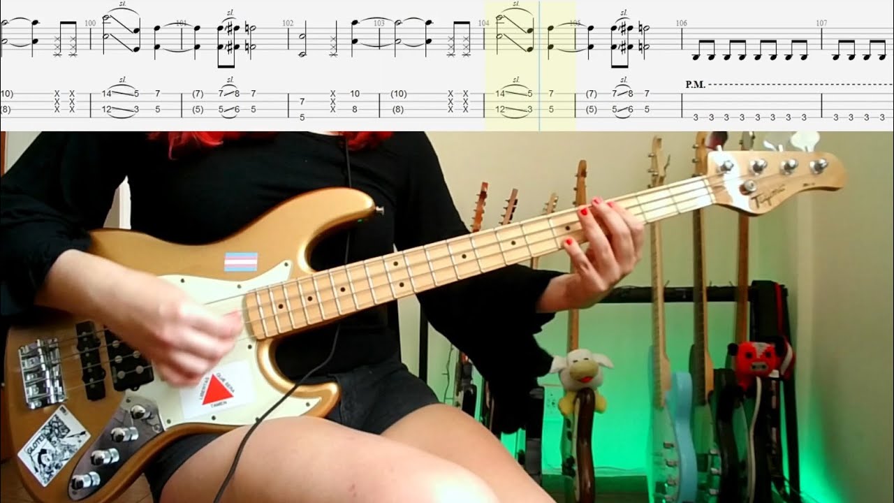 Type O Negative - Summer Breeze & Set Me On Fire (Bass Cover With Tabs)