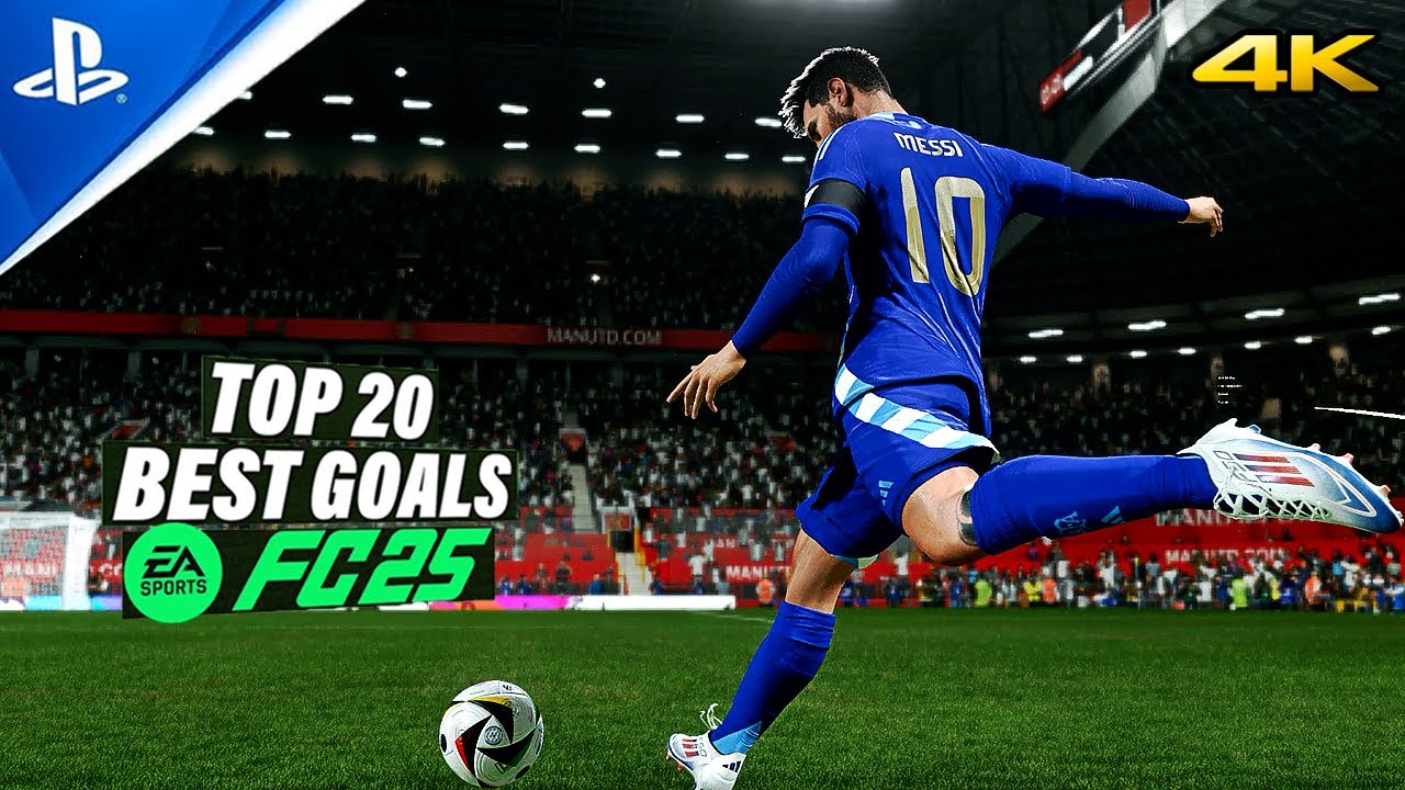 FC 25 | TOP 20 BEST GOALS FT. LIONEL MESSI | PS5 4K