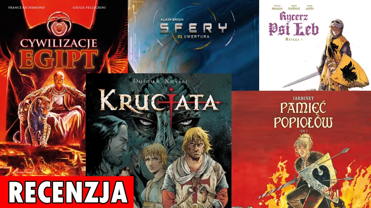 Cywilizacje: Egipt, Rycerz Psi Łeb, Pamięć popiołów, Krucjata, Sfery Uwertura -recenzja Lost in Time