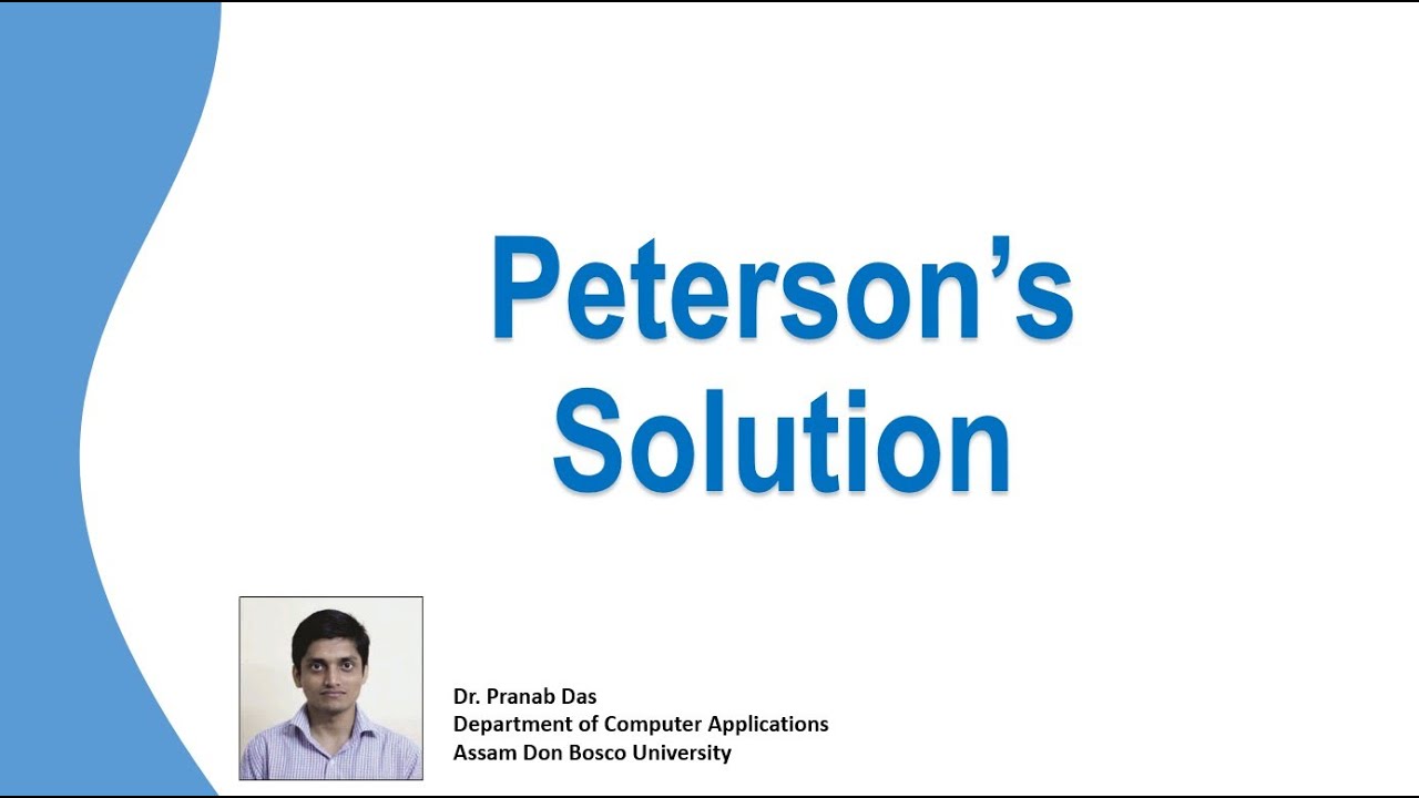 Peterson's Solution to Critical Section Problem