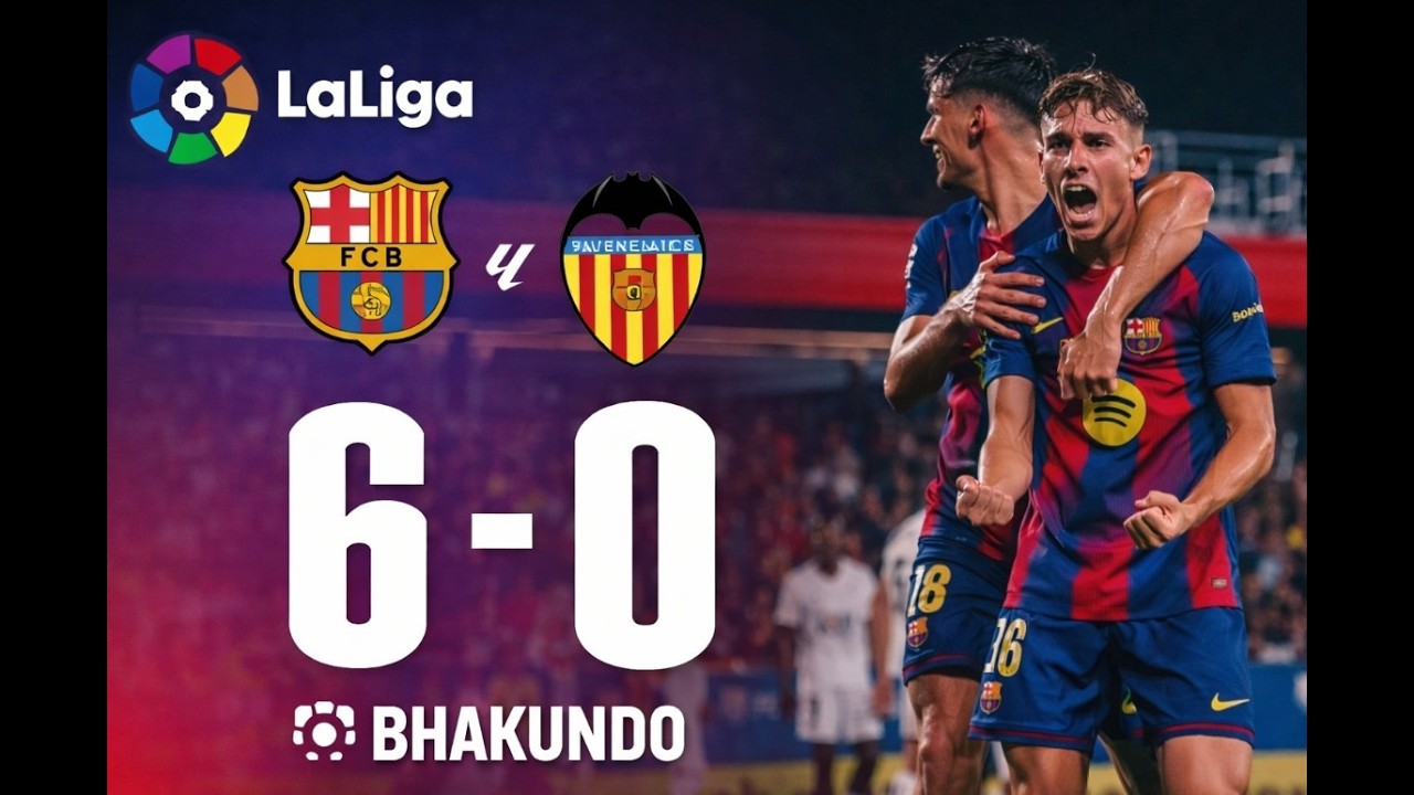 FC26 LaLiga: Barcelona vs Valencia CF | El Libertador Stadium | Full Match | Bhakundo