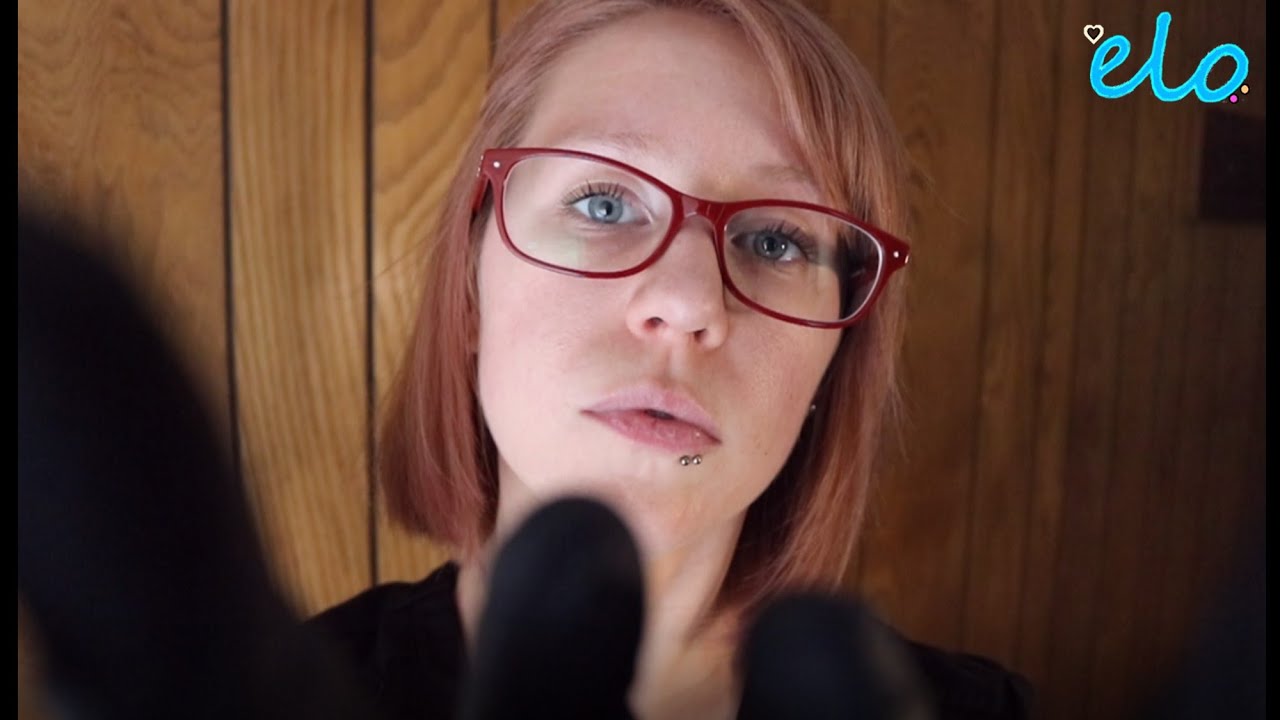 ASMR - poised exam of shoulders, neck, face, head [doctor role play]