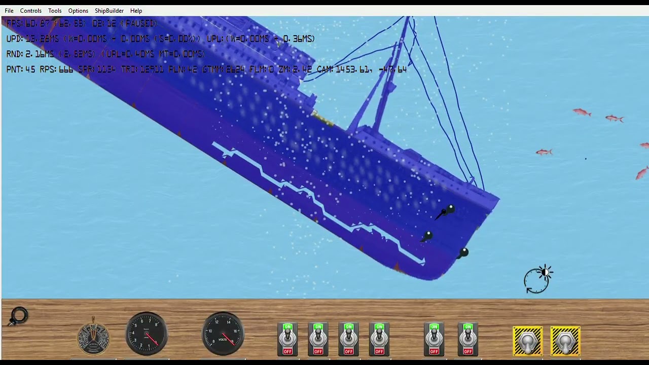 Floating Sandbox 1 17 4   R M S  Titanic With Power   by Gabriele Giuseppini & Michael Bozarth 2024