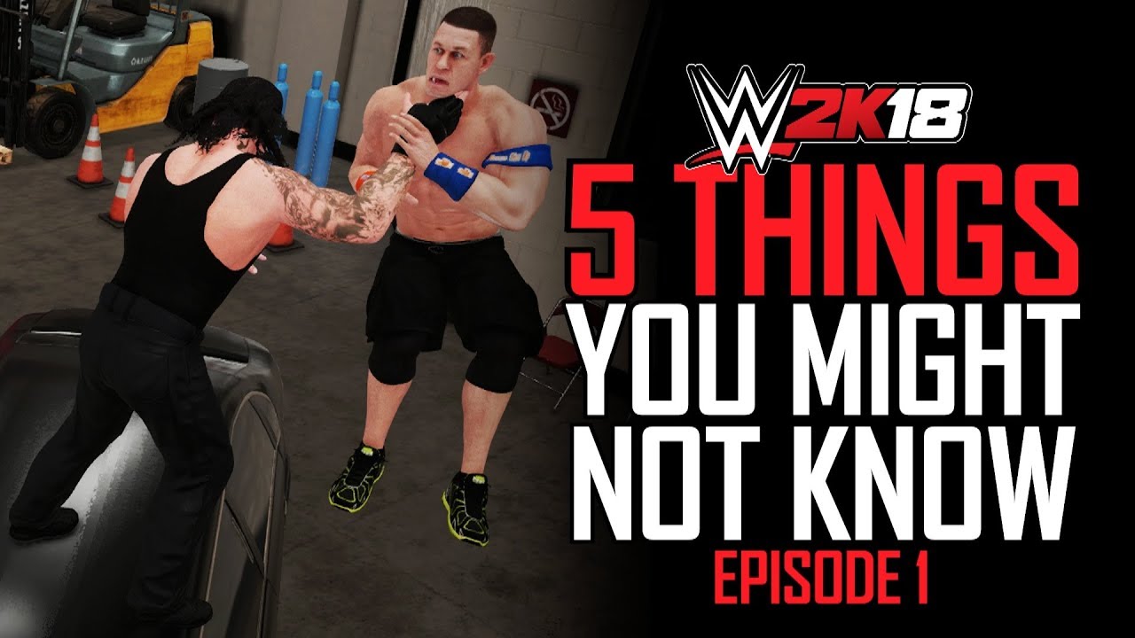 WWE 2K18 - 5 Things You MIGHT Not Know! #1 (Bonus OMGs, Hidden Superstar, Remove Face-Paint & More)