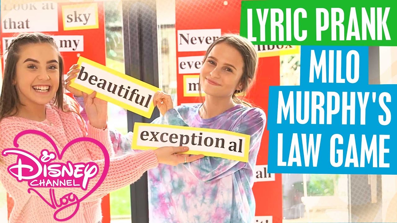 DISNEY CHANNEL VLOG | LYRIC PRANK |  LIV & MADDIE CHAT