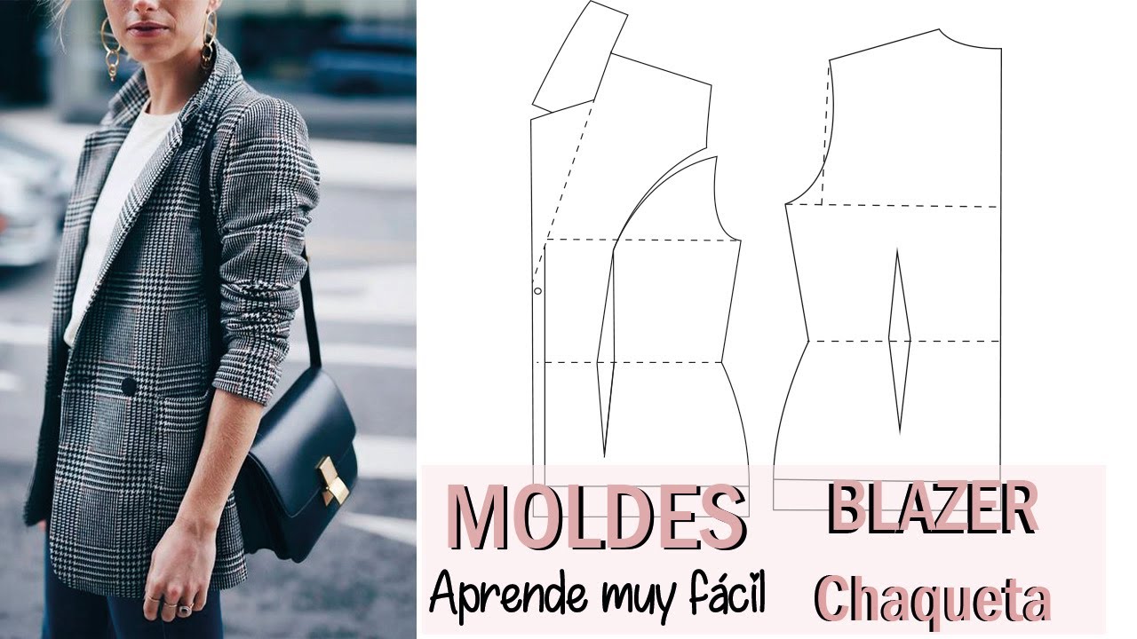TUTORIAL DE BLAZER O CHAQUETA TIPO SASTRE PARTE 1 una manera más fácil