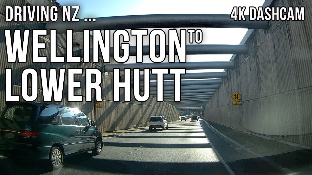 Driving New Zealand: Wellington to Lower Hutt 4k