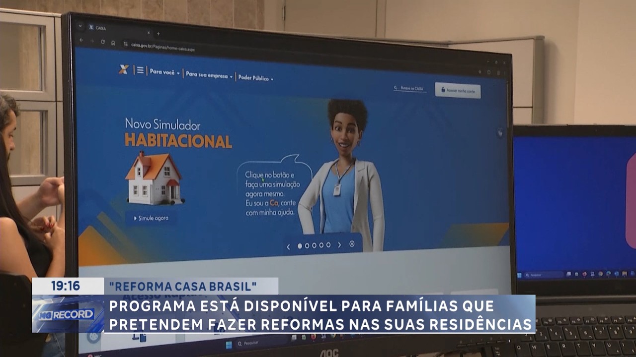 Reforma Casa Brasil: Programa atende famílias para melhorias.