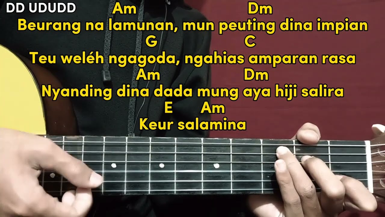 Tutorial Chord Mudah ENGKANG/NENENG| Versi Gampang