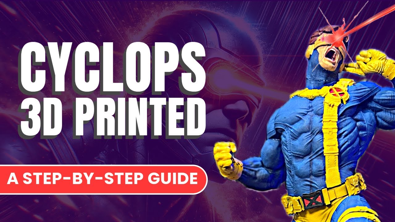 You Won’t Believe This 3D Printed Cyclops – The Ultimate X-Men Fan Build!
