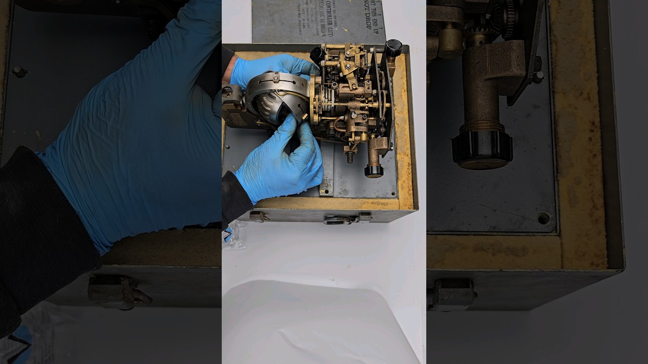 U.S. WW2 Submarine Torpedo Guidance Gyro Spun Up to 20,000-rpm #military #navy #vintage #engineering