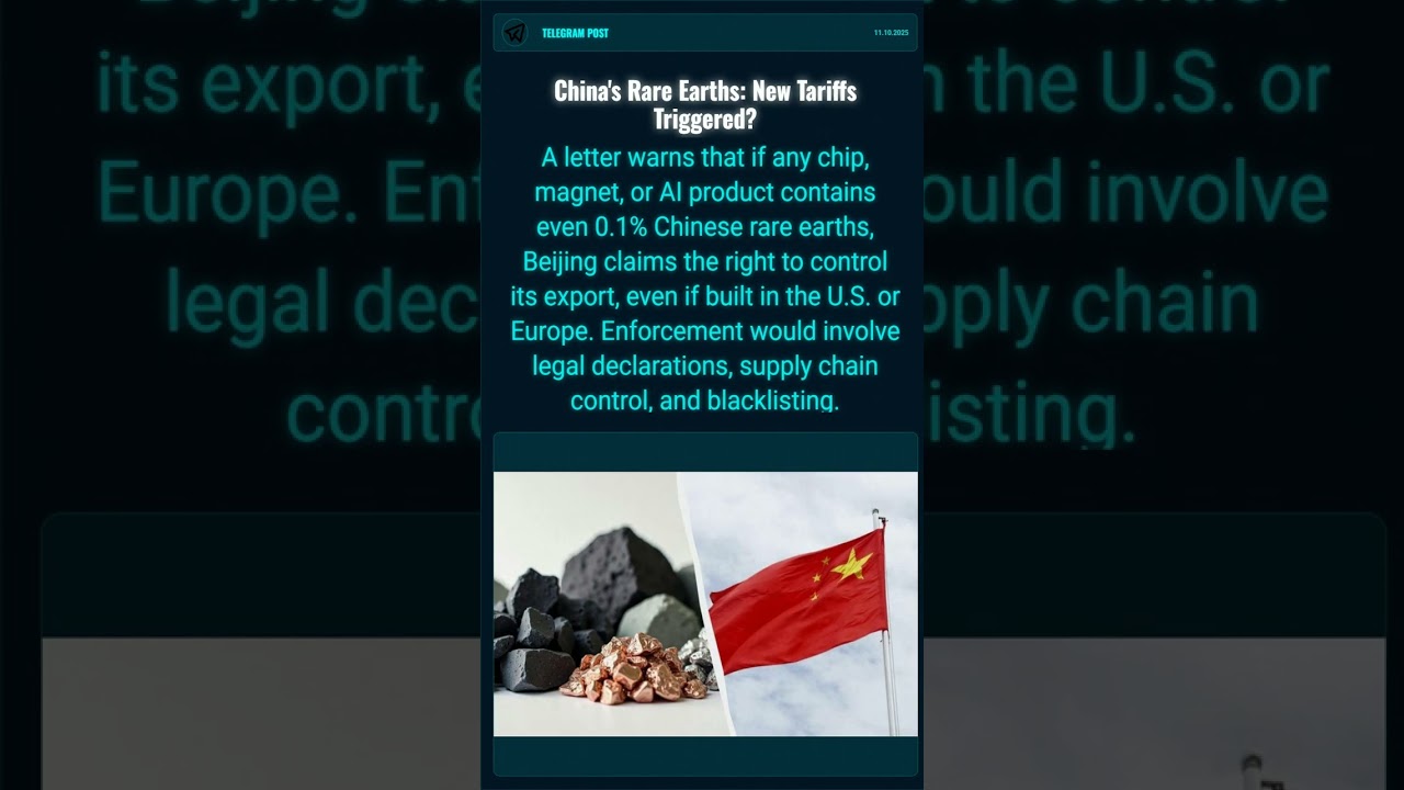 Trump's China Tariffs: Rare Earths Threat Explained!
