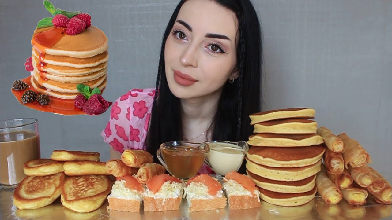 ЖДУ ПРИЕЗД ПАПЫ 💗 ЗАВТРАК Mukbang Ayka Emilly
