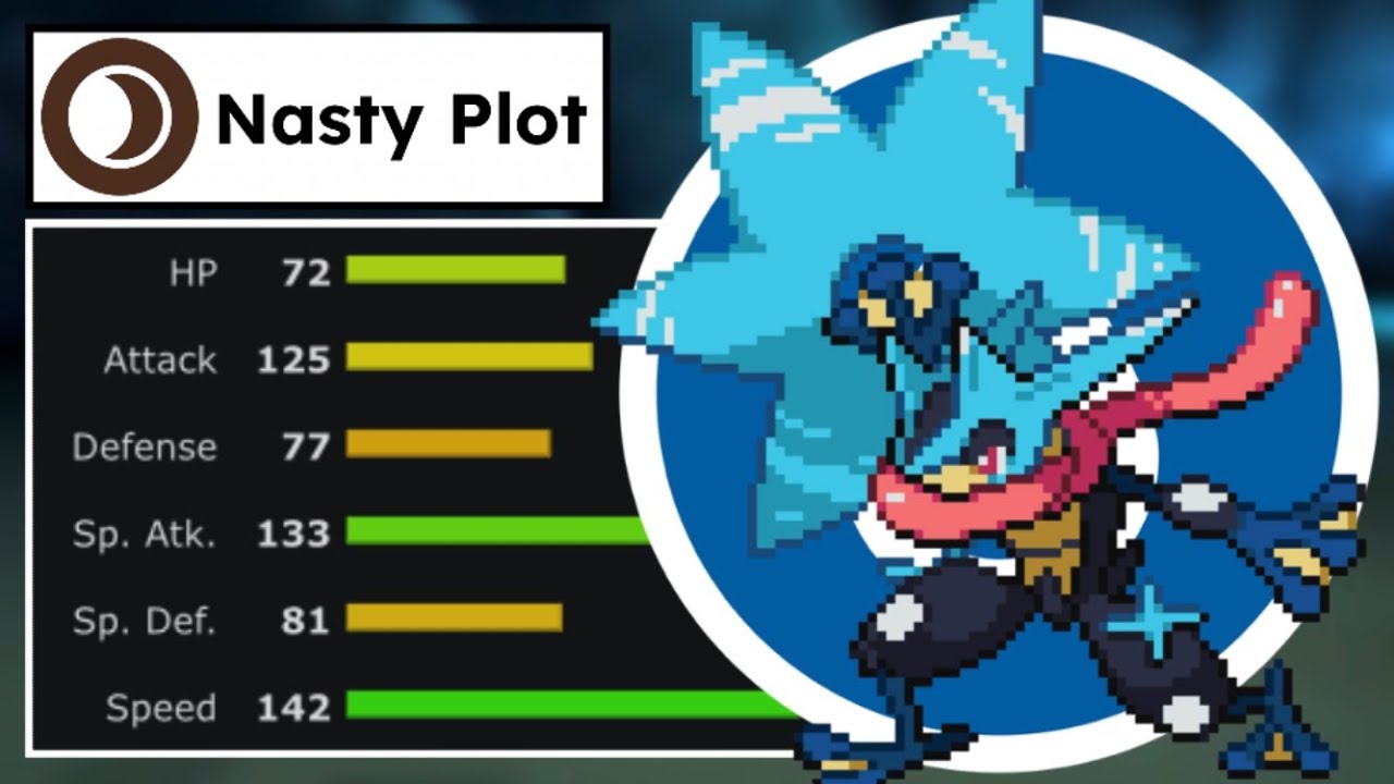 MEGA GRENINJA WITH NASTY PLOT IS JUST INSANELY BROKEN | Legends ZA OU
