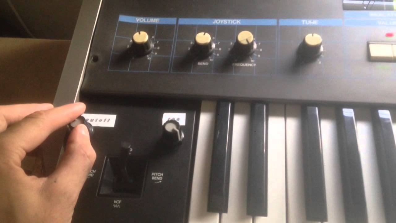 Korg Poly 61 filter cut off mod - Test 1