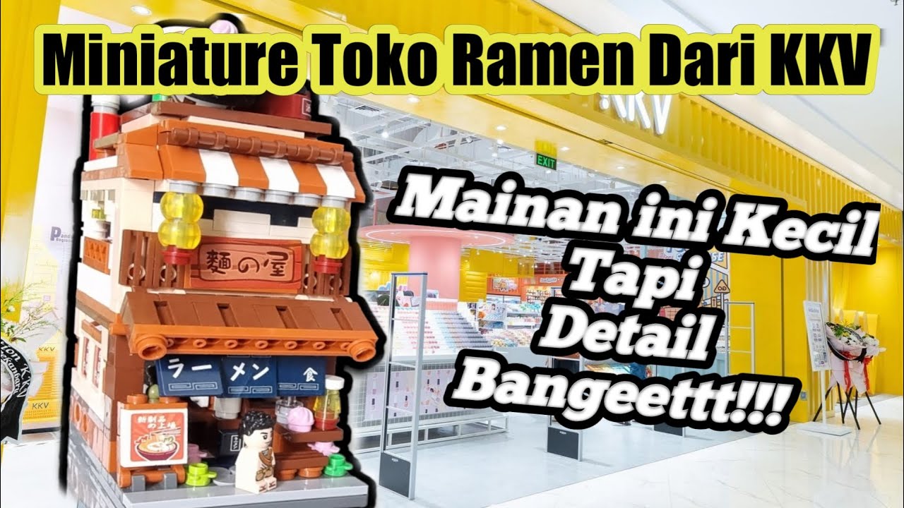 UNBOXING DAN RAKIT LEGO MINI STREET: TOKO RAMEN!!! KECIL TAPI DETAIL BANGEETTT!