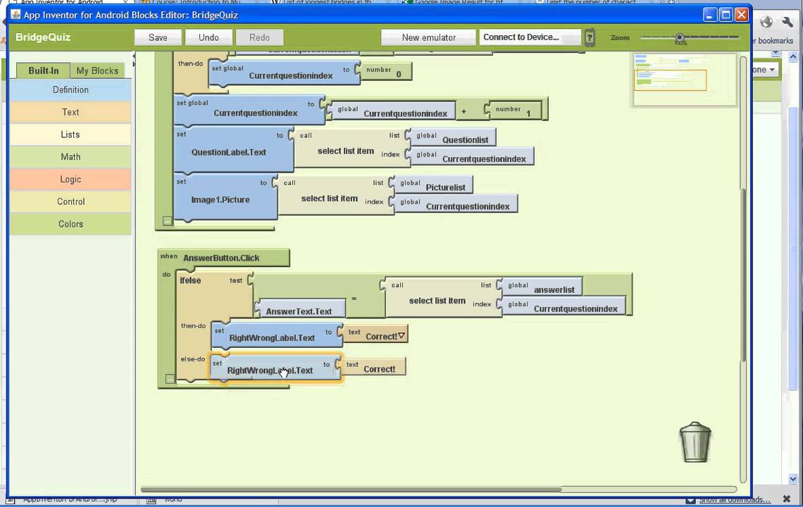 Bridge Quiz - Part 3 - Google App Inventor.avi