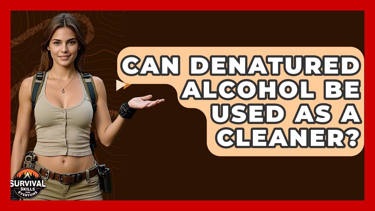 Can Denatured Alcohol Be Used As A Cleaner? - Survival Skills for Everyone