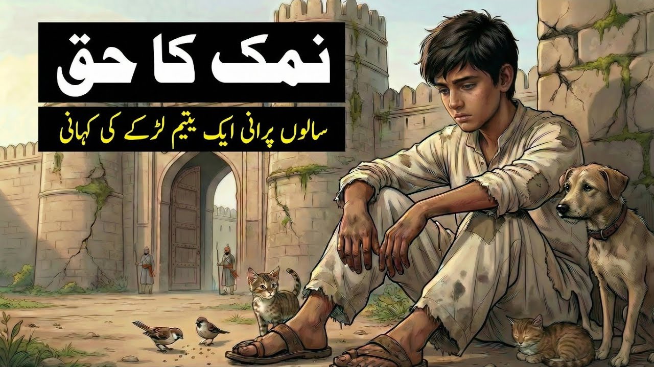 Namak Ka Haq | Ek Yateem Ladke ki Kahani|Urdu moral story, islamic moral stories, sabak amoz kahani