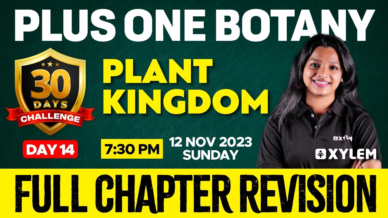 Plus One - Botany - Plant Kingdom | Xylem Plus One