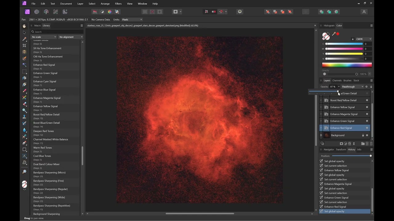 New Workflow with Seti Astro - Part 3 (Affinity)