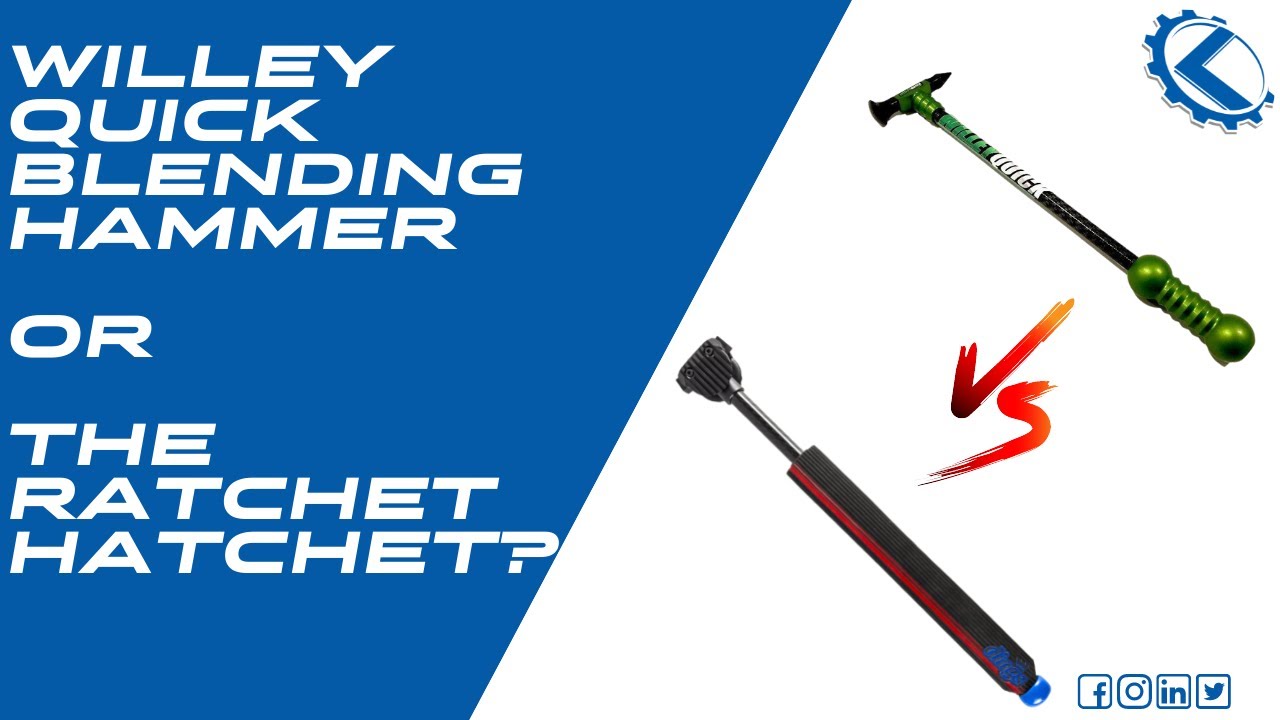 Willey Quick Blending Hammer Vs The Ratchet Hatchet | PDR Tool Review