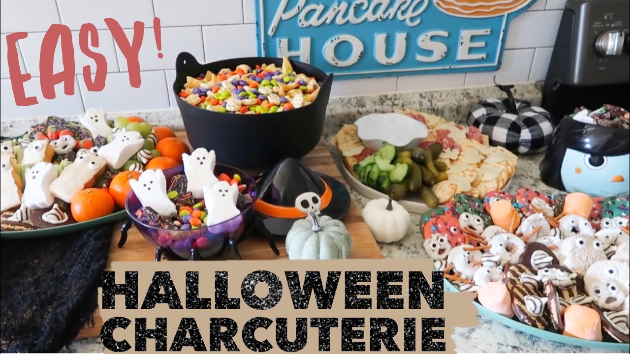 Halloween Party Food, Halloween Charcuterie, Halloween Treats, Halloween Charcuterie for Kids