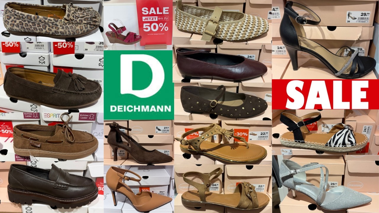 Летняя распродажа Deichmann -50% -40% -30% 💕ЖЕНСКАЯ ОБУВЬ💕