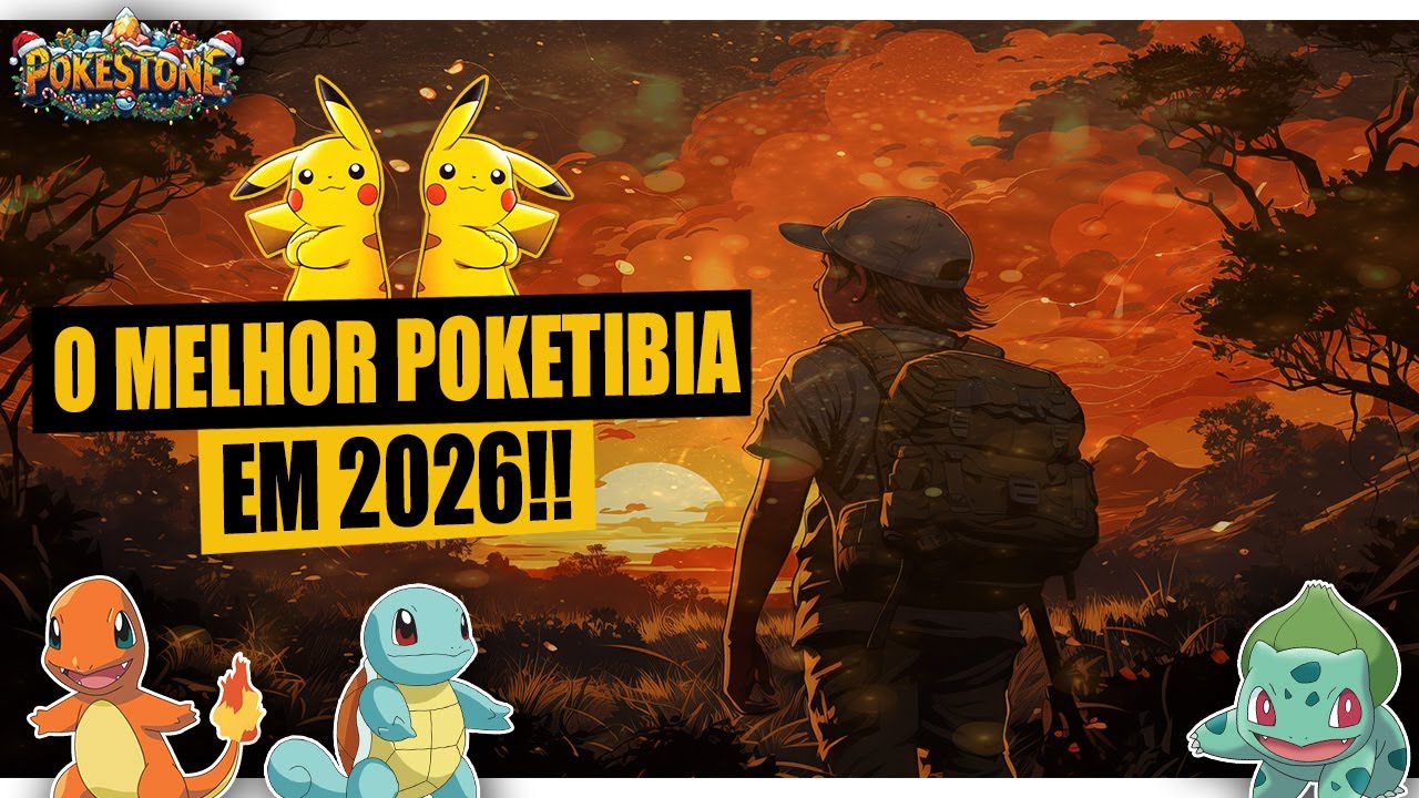 NOVO POKETIBIA 2026 - POKESTONE - O MELHOR DE TODOS!!
