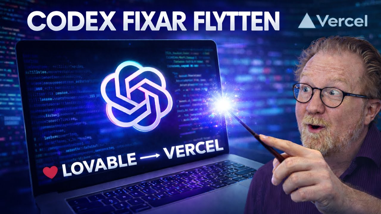 OpenAI Codex App 🚀 Flytta ditt Lovable projekt till Mac & Vercel