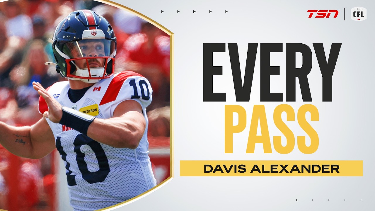 EVERY PASS BY DAVIS ALEXANDER AGAINST THE STAMPEDERS