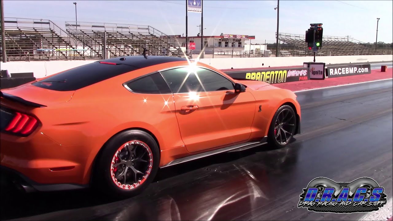 2020 GT500 1/4 Mile - Best Pass 9.26 at 128 MPH - Coastal Dyno