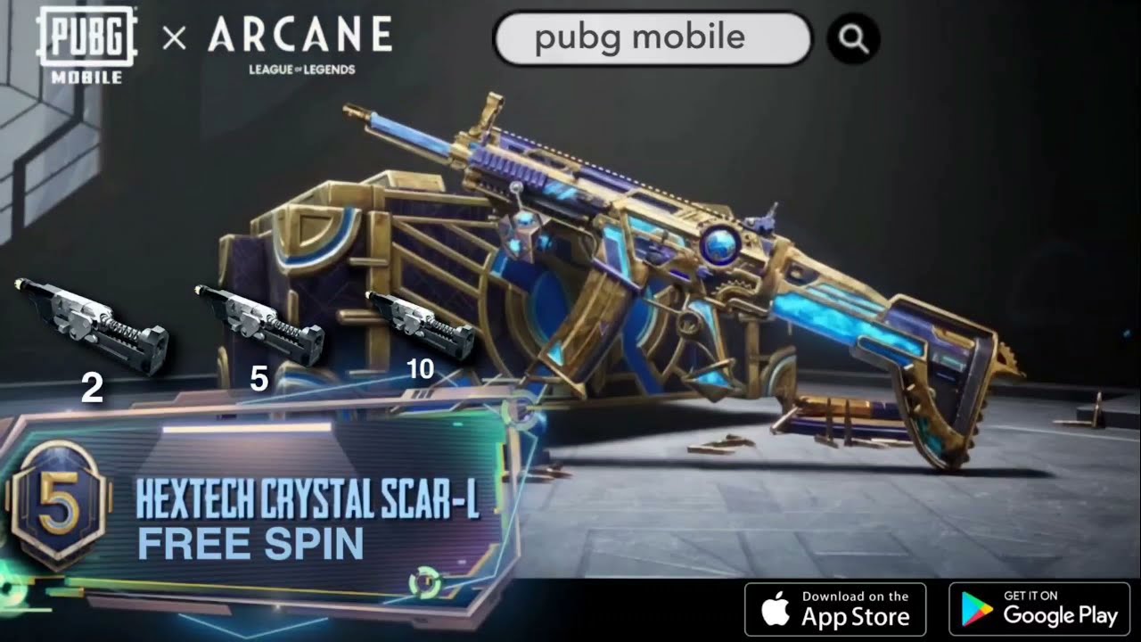 Special Event HEXTECH CRYSTAL SCAR-L, FREE Spin Material Now