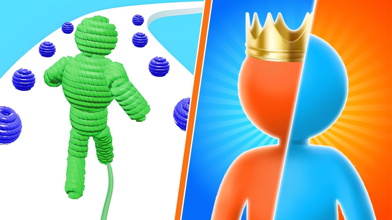Rope-Man Run | Giant Rush - All Level Gameplay Android,iOS - NEW LEVELS UPDATE Best Games