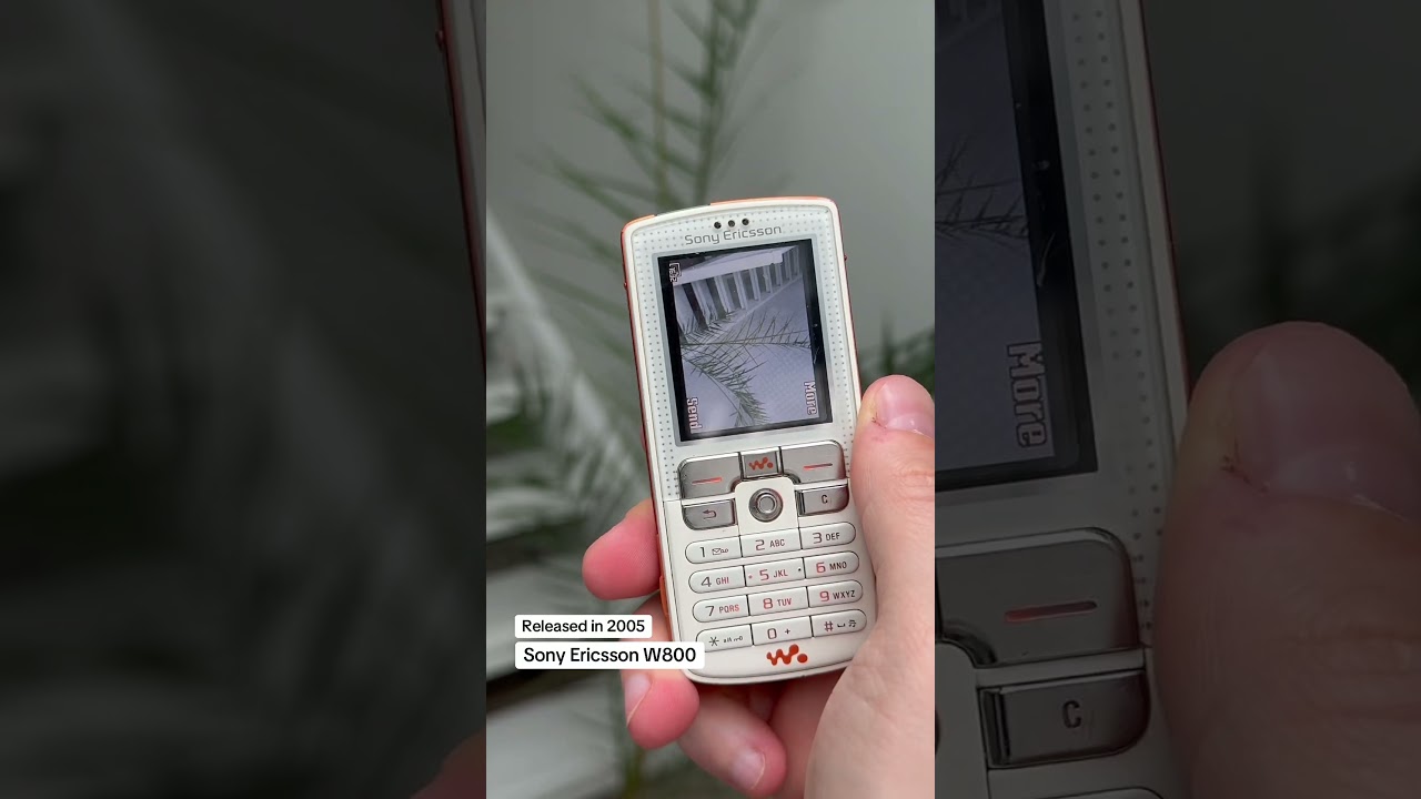 📸 Shooting with the W800 &mdash; 2 megapixels and pure vibes! 🔥#W800i #RetroShot #WalkmanPhone