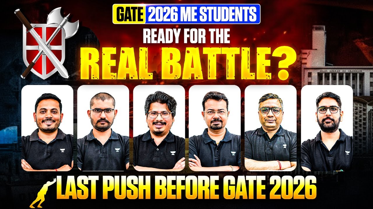 ⚔️ GATE 2026 ME – The Final Battle Begins | All The Best Warriors 💪🔥