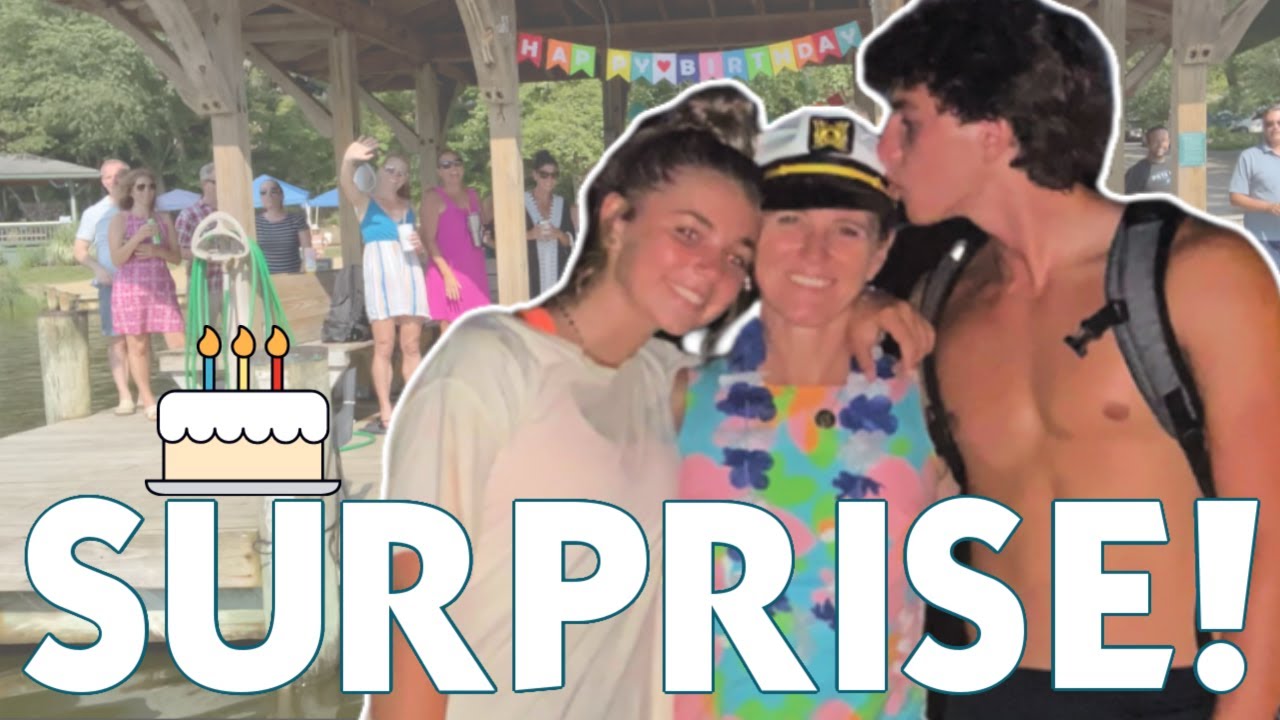 WE THREW A SURPRISE BIRTHDAY PARTY FOR MOM'S BIG BIRTHDAY