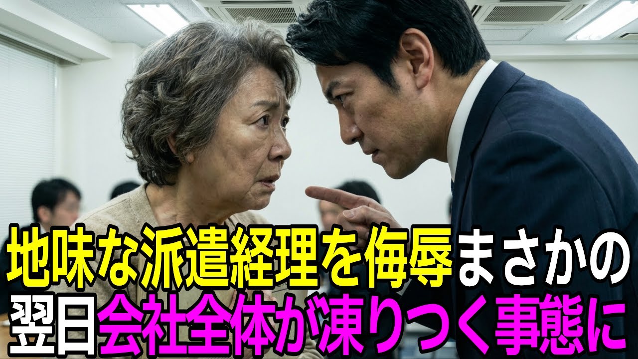 東大卒34歳が馬鹿にした55歳中卒派遣→実は会社の命運を握る人物だった【感動】